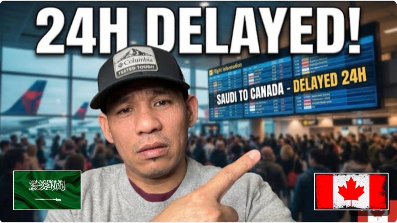 FLIGHT SAUDI TO CANADA | WHY REBOOKED ANG TICKET AT DELAYED 24H | #buhaycanada #guide #alberta #tips