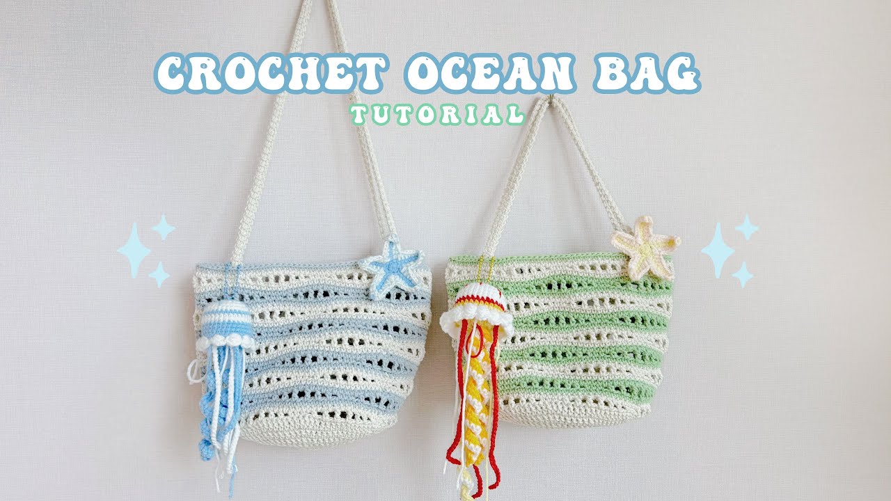 Crochet Bucket Ocean Bag 🫧🪼 #EP.68 | KJ Korn