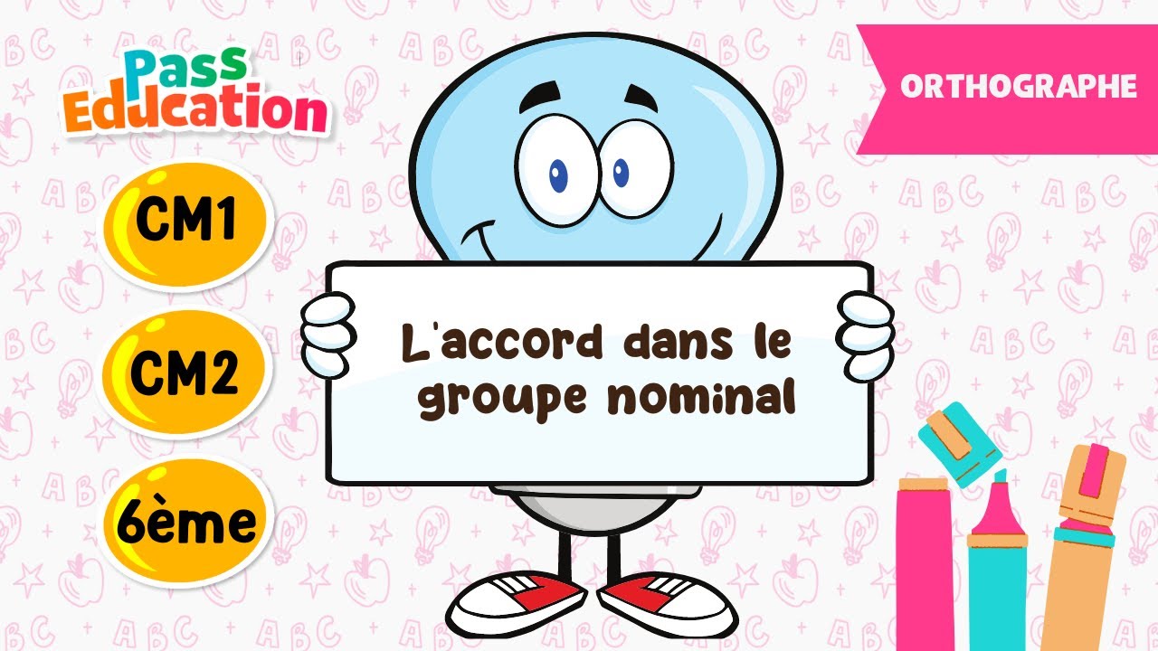 L'accord dans le groupe nominal - CM1, CM2 et 6ème - Leçon, Exercices, Evaluations