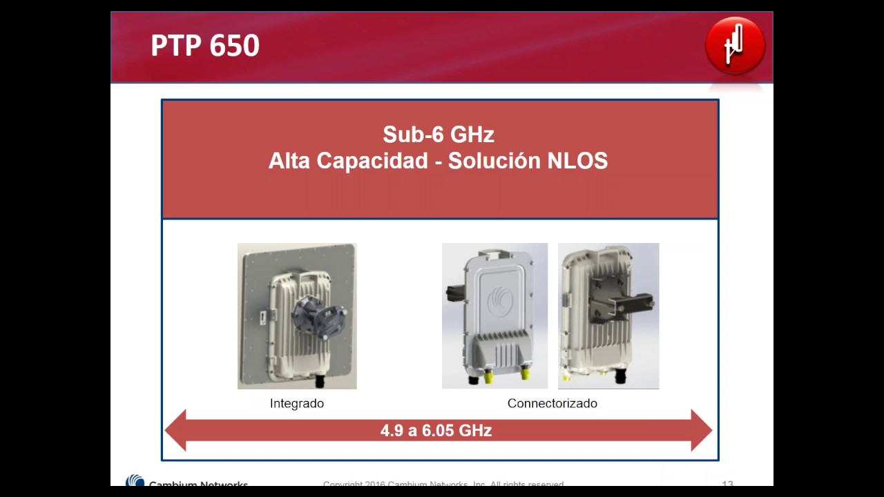PTP 650 v1.43 - Producto y Configuracion - Webinar - Cambium Networks