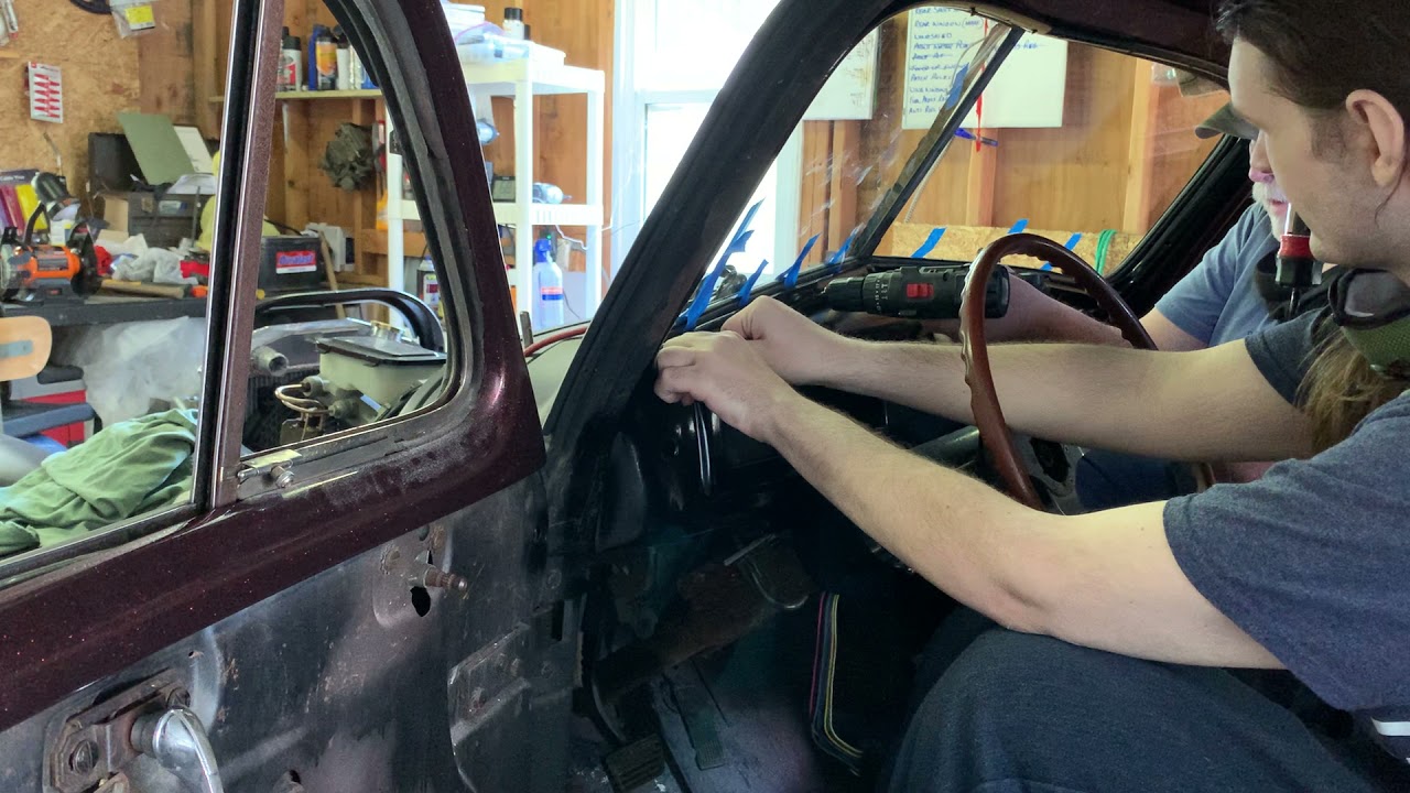 1940 Chevy Coupe windshield installation Part 3
