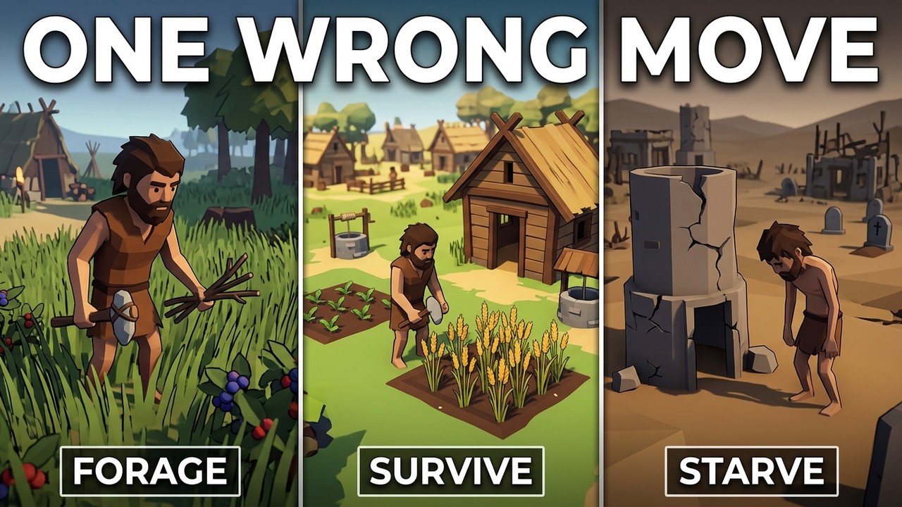 One Wrong Move and Everyone Starves | Humanica Gameplay