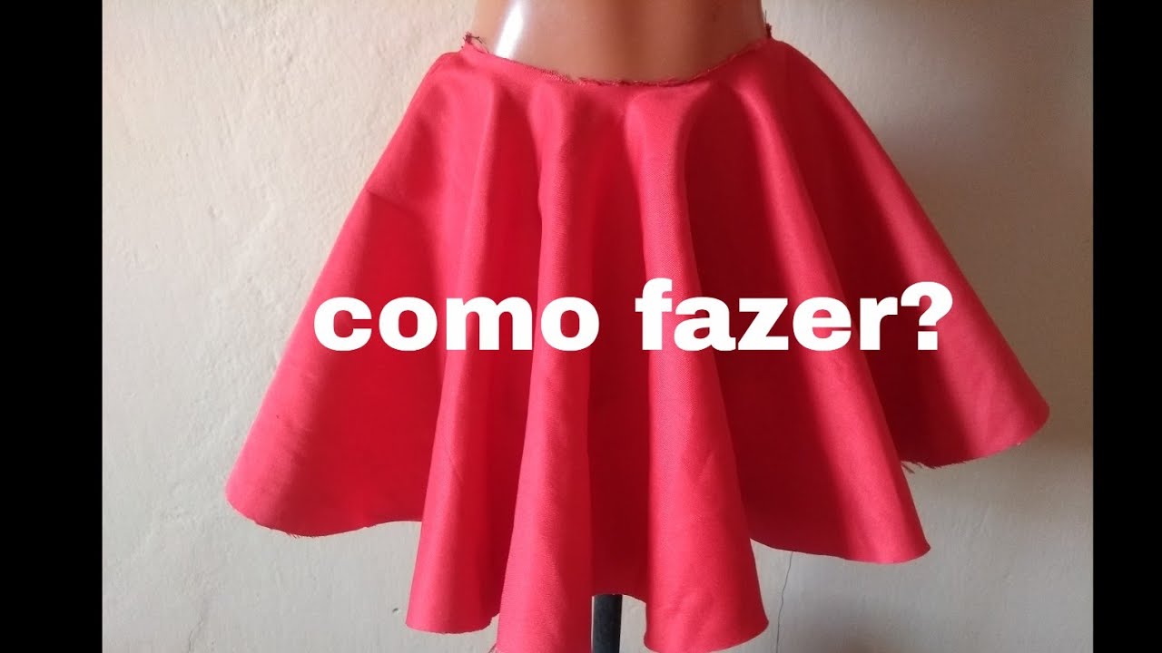 💃Como fazer uma saia god&ecirc; duplo.💃
