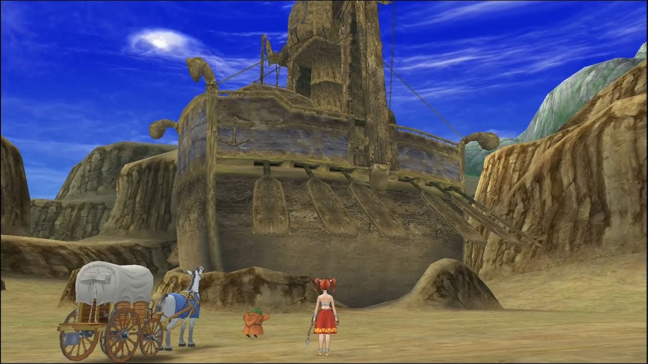 Dragon Quest 8 - 100% Walkthrough - HD - Part 11 - The Desert Boat