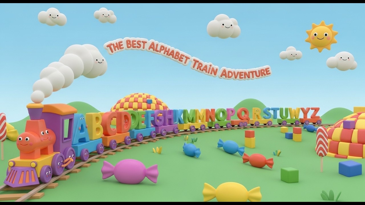 The Best Alphabet Train Adventure | ABC for Kids | Nursery Rhymes & Songs #kidsfun #nurseryrhymes