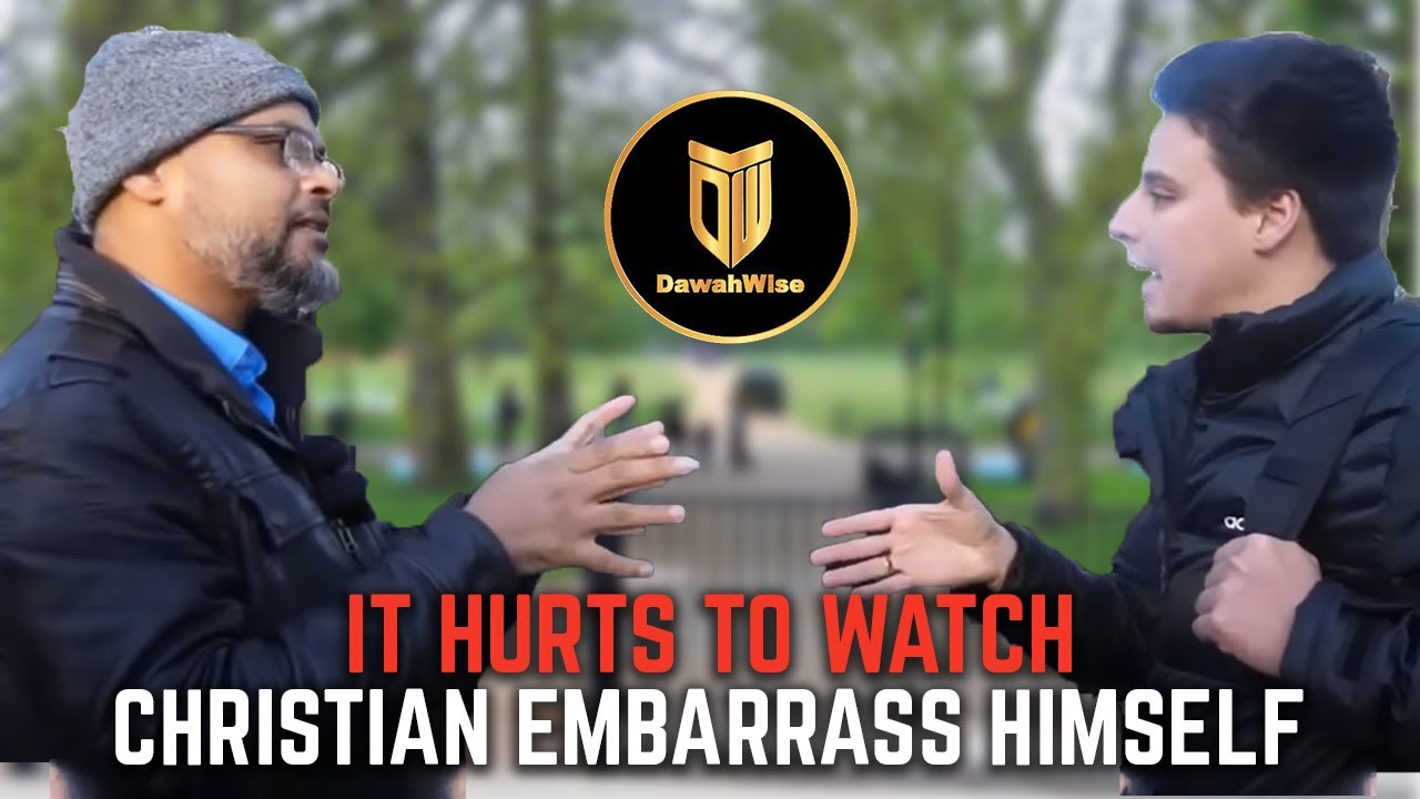 Polish Christian Breaks Into Nervous Laughter | Hashim | Speakers Corner