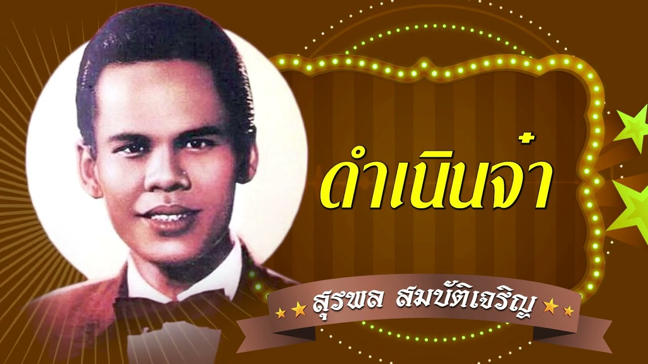 ดำเนินจ๋า - สุรพล สมบัติเจริญ  [Official Audio]