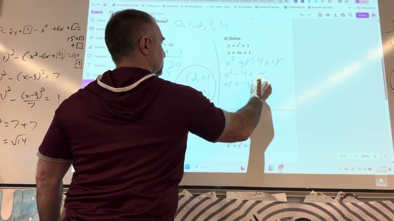 Systems of 2nd Degree Equations HPC U10D6