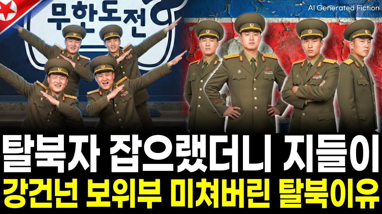 남조선 괴뢰의 이것에 빠져 강 건너버린 보위부 요원들의 미쳐버린 탈북 이유 | 탈북민사연 | 탈북스토리  | AI 드라마