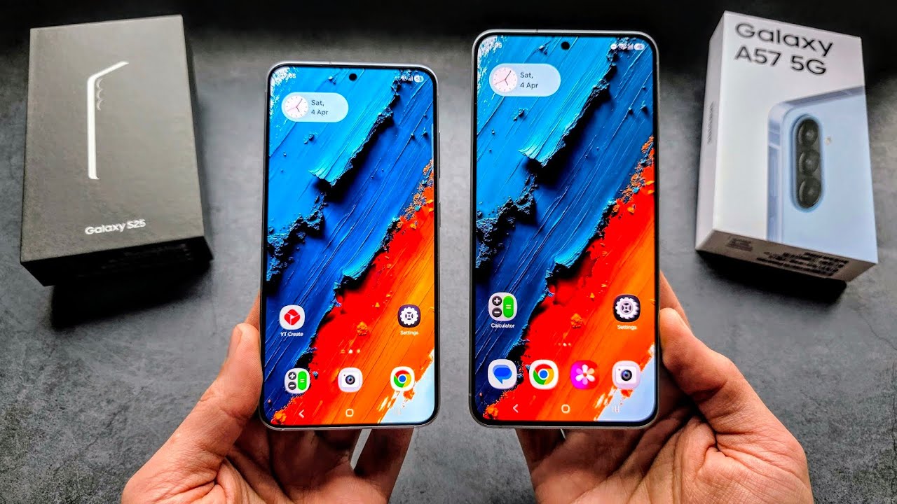 Сравнение Samsung Galaxy A57 и S25 &mdash; не тратьте деньги зря...