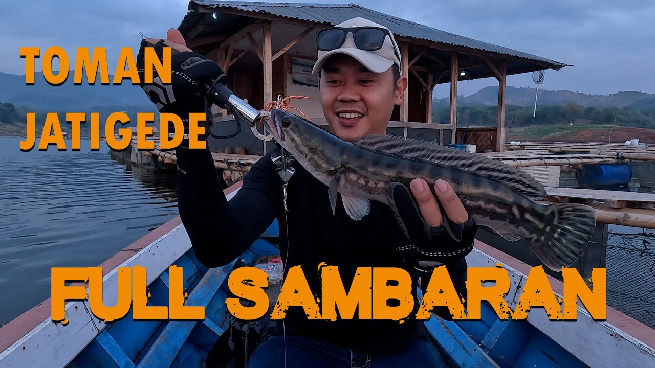 STRIKEEE!! CASTING TOMAN WADUK JATIGEDE FULL OF SAMBARAN - Mancing Vlog  2