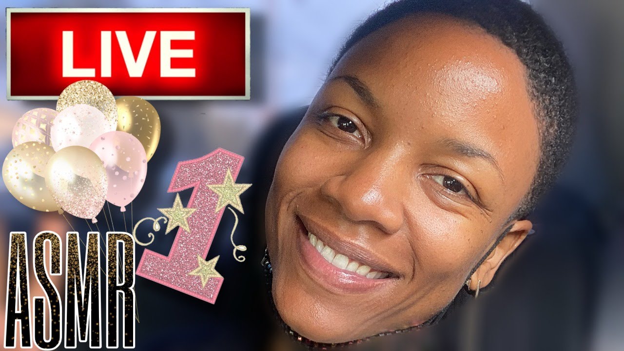 ASMR Live 💜 First Anniversary & 5k Special Celebration!! 🎉🎉
