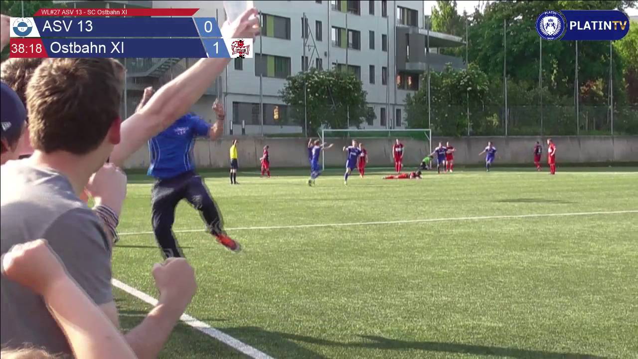 WL#27 ASV 13 - SC Ostbahn XI  - 1:1  (1. Halbzeit / 38:20) am 28.05.2016 17:40