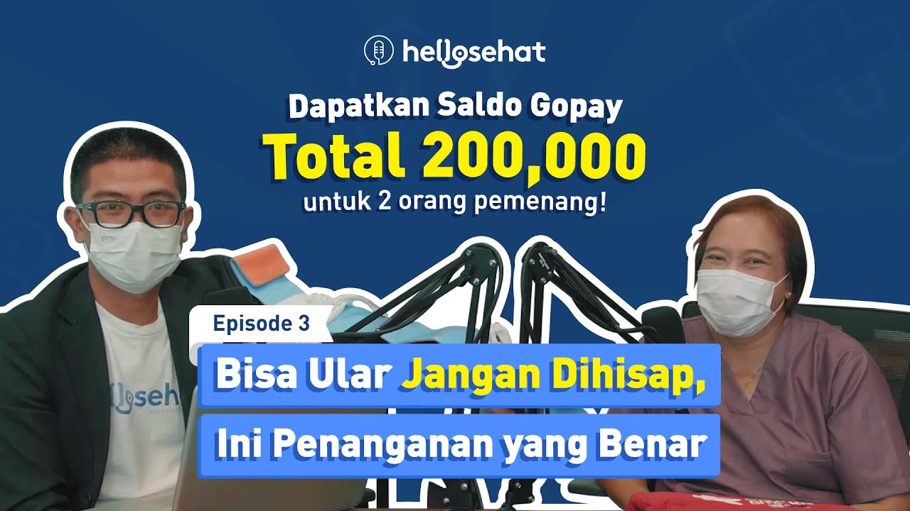 Bisa Ular Jangan Dihisap, Ini Penanganan Yang Benar