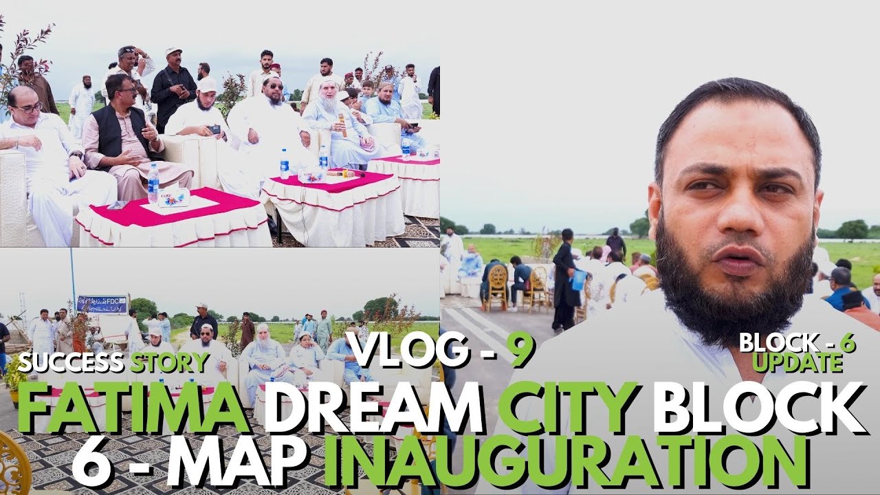 Vlog 9 | Success Story of Block 6 | Meeting with Babu Bhai | Block 6 Map Inauguration | Asasa Estate