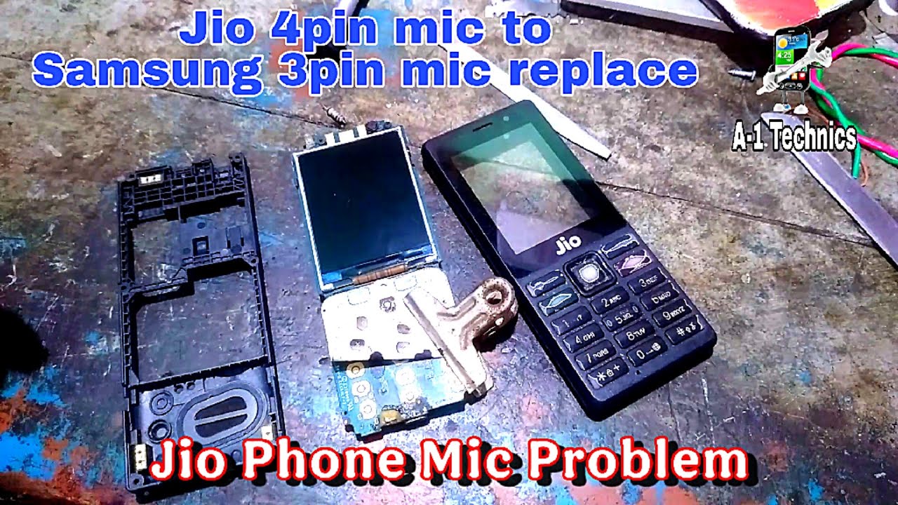 Jio 4pin mic jumper to 3pin Samsung mic | Mobile Repairing in Kechuadanga | A1Technics