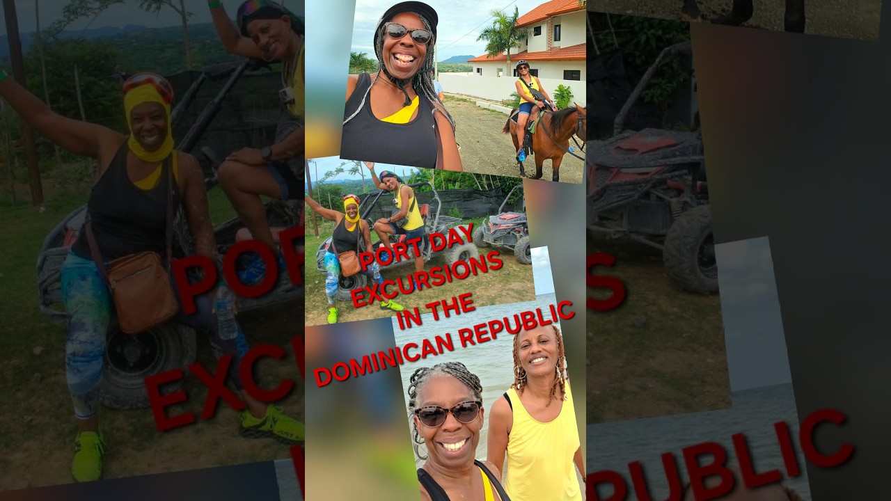 Where are we TripN to | NCL Aqua Puerto Plata, DR Port Day | Horses, buggies & more