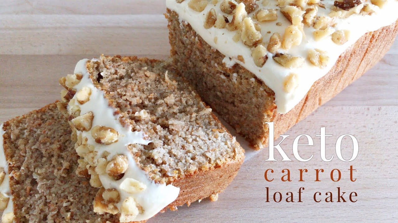Keto Carrot Loaf Cake