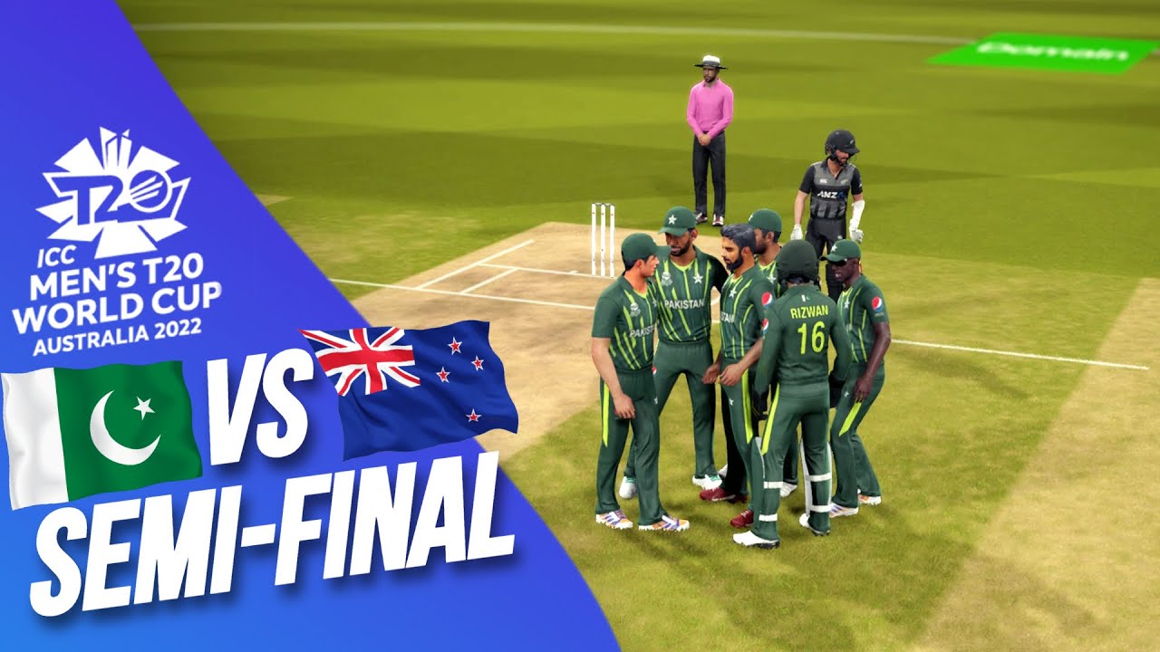 Pakistan vs New Zealand Semi-Final | T20 World Cup 2022 | Cricket 19 PC Gameplay