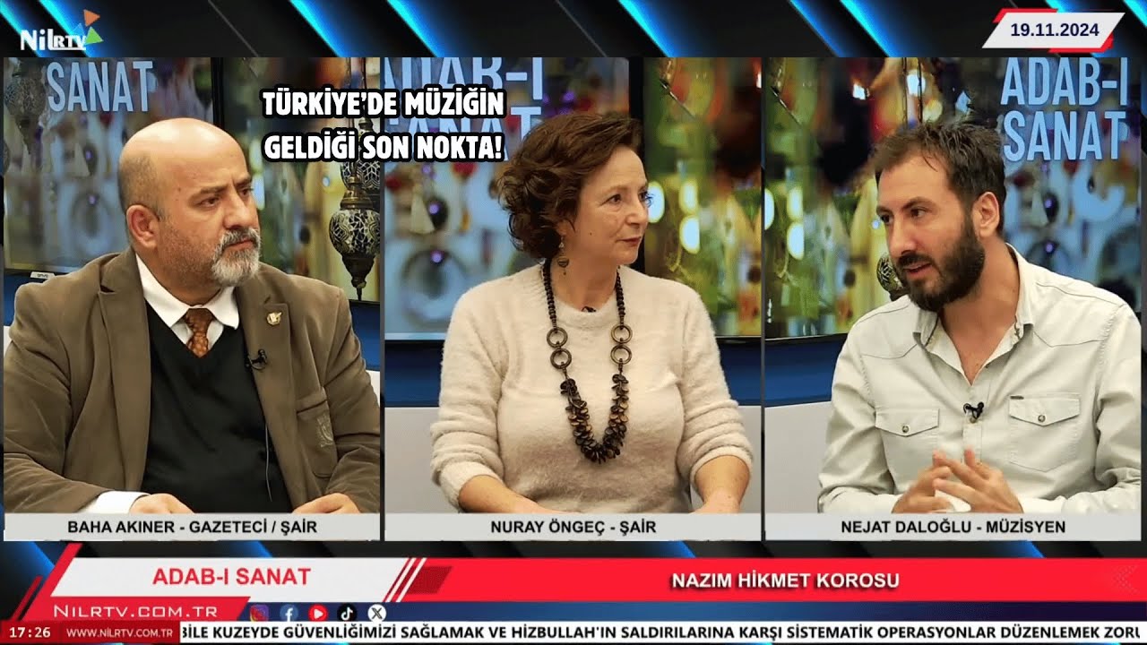 Nazım Hikmet Korosu, Müzisyen Nejat Daloğlu, Nuray Öngeç Ve Baha Akıner İle Adab-ı Sanat