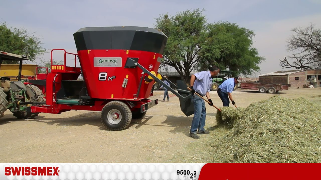 Carro Mezclador  de Alimento Para Ganado con Capacidad de 8m3. 950001 Swissmex