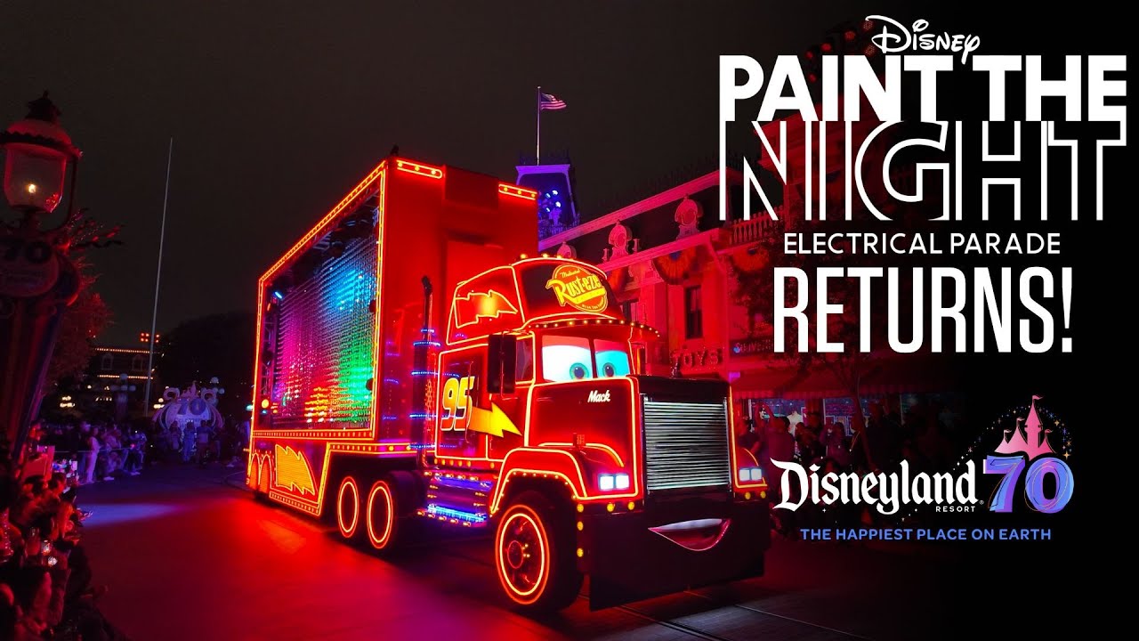 Paint the Night Full Parade | 4K | Disneyland 70th Celebration | Magic on Main Street