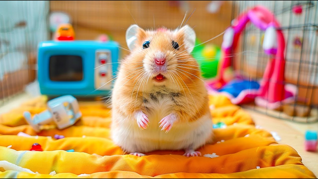 Hamster Navigates the Colorful Balloon Maze 🍄 Great Escape 🐹 Hamster Maze