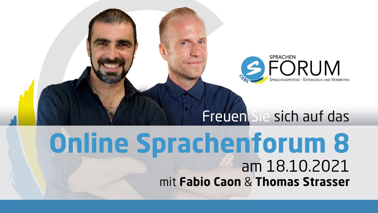 Trailer Online Sprachenforum 8: Thomas Strasser & Fabio Caon