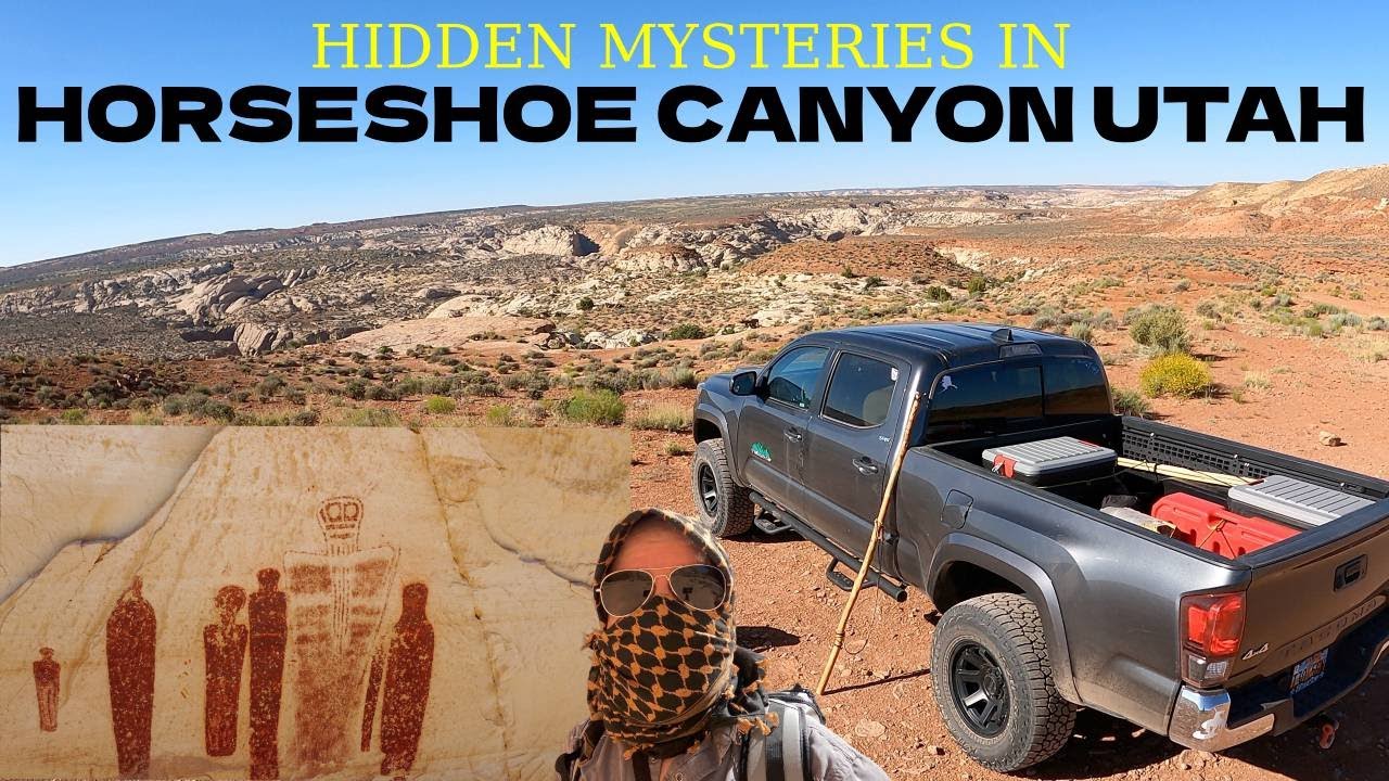 Hiking Horseshoe Canyon Utah / full trail hike / Canyonlands / petroglyphs