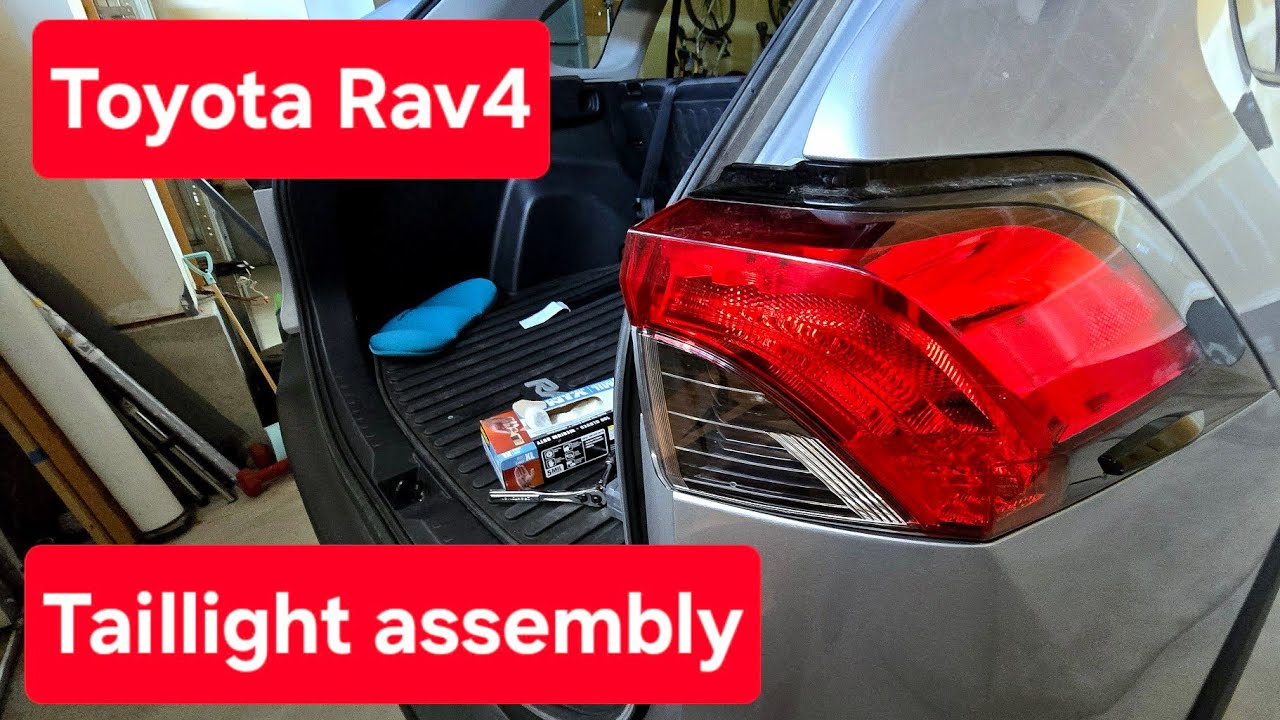 How To Replace a Taillight Assembly Toyota rav4 2019 to 2021