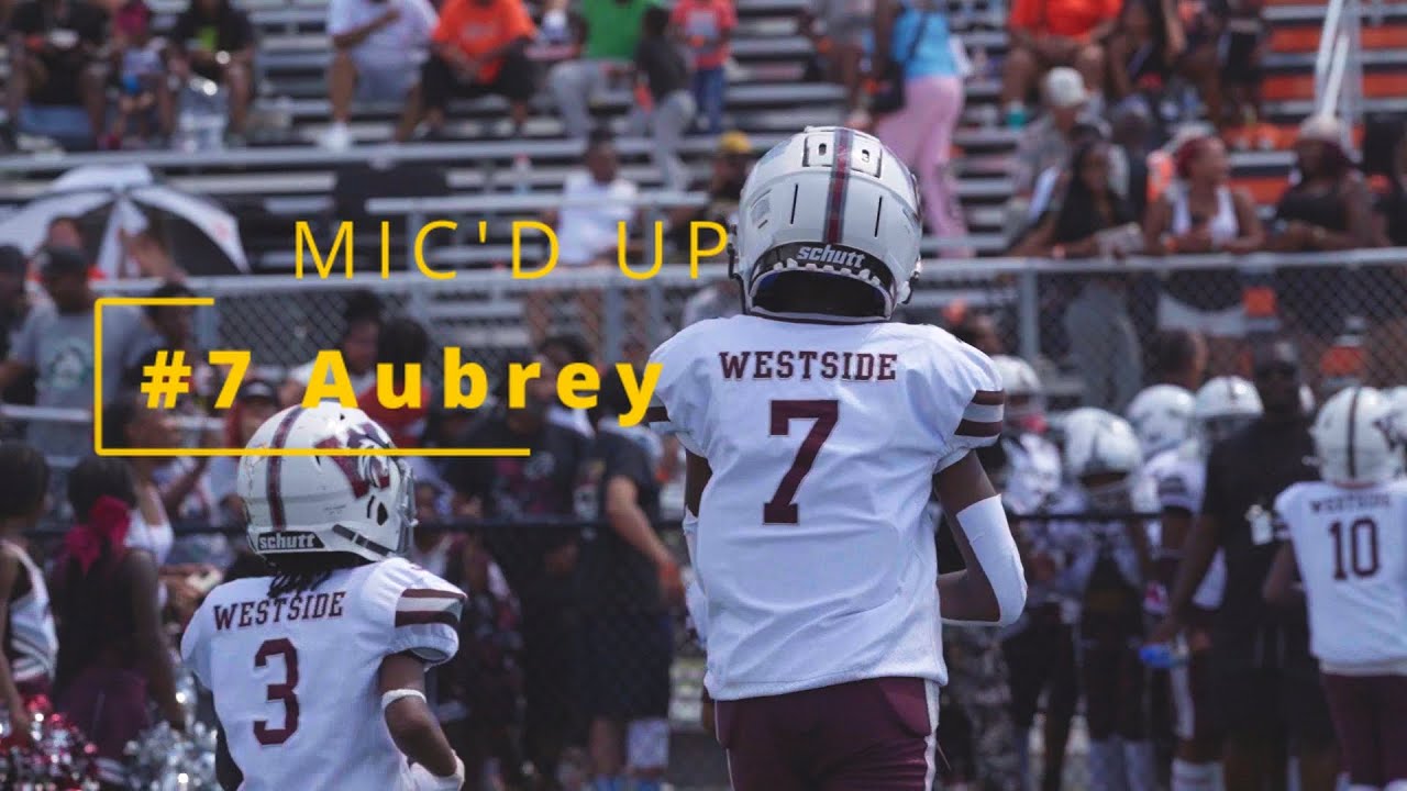 MIC'D UP Aubrey #7 - Westside Mustangs vs Clairton 11u