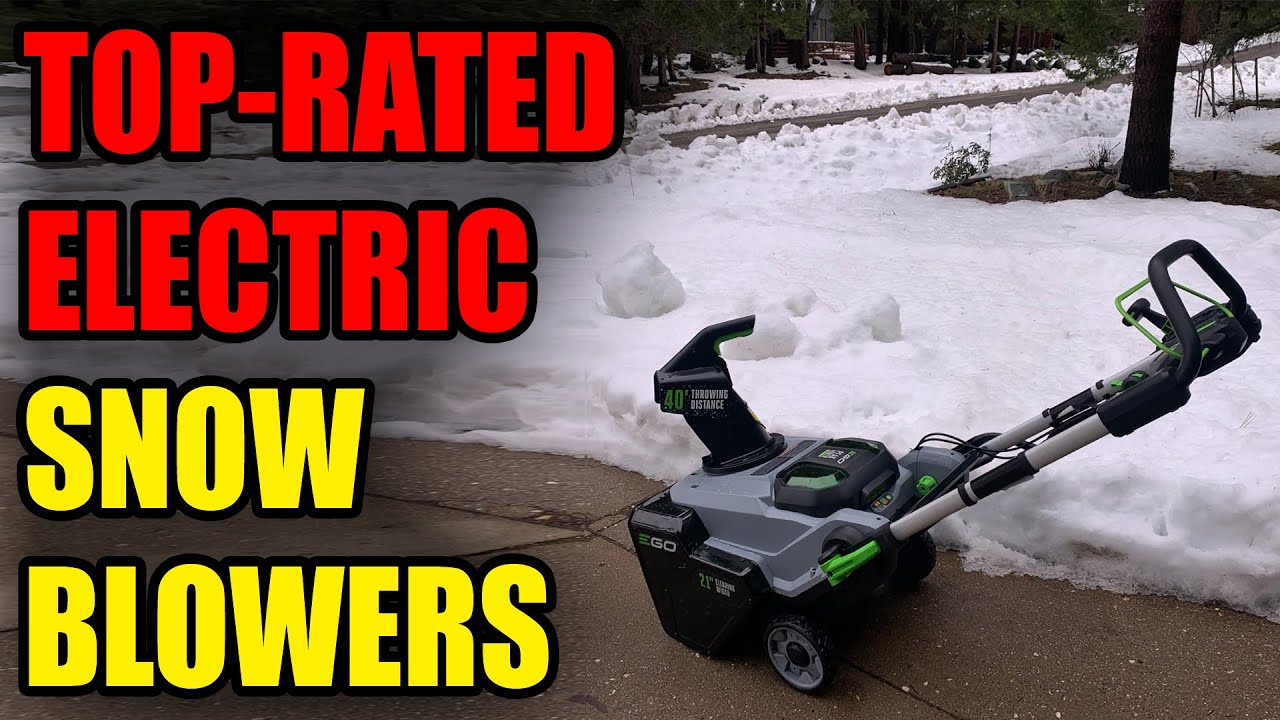 Лучшие бюджетные электрические снегоуборщики | Топ-5 снегоуборщиков для уборки тяжелого снега