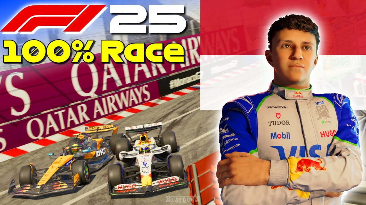 F1 25 - Hadjar's Rise To Glory #8: 100% Race Monaco