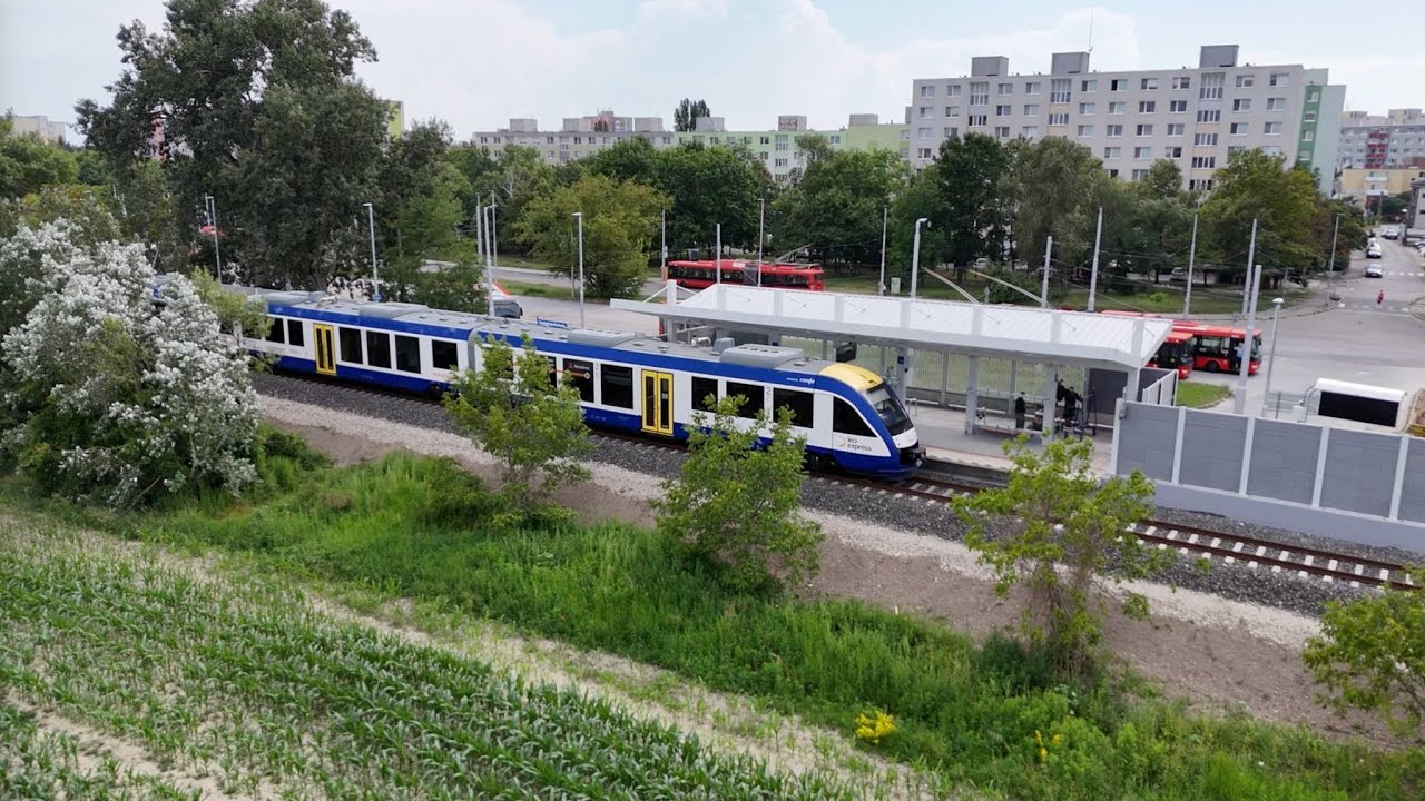 Prestupný terminál vo Vrakuni je dokončený. Od 2.7.2024 tu zastavujú vlaky