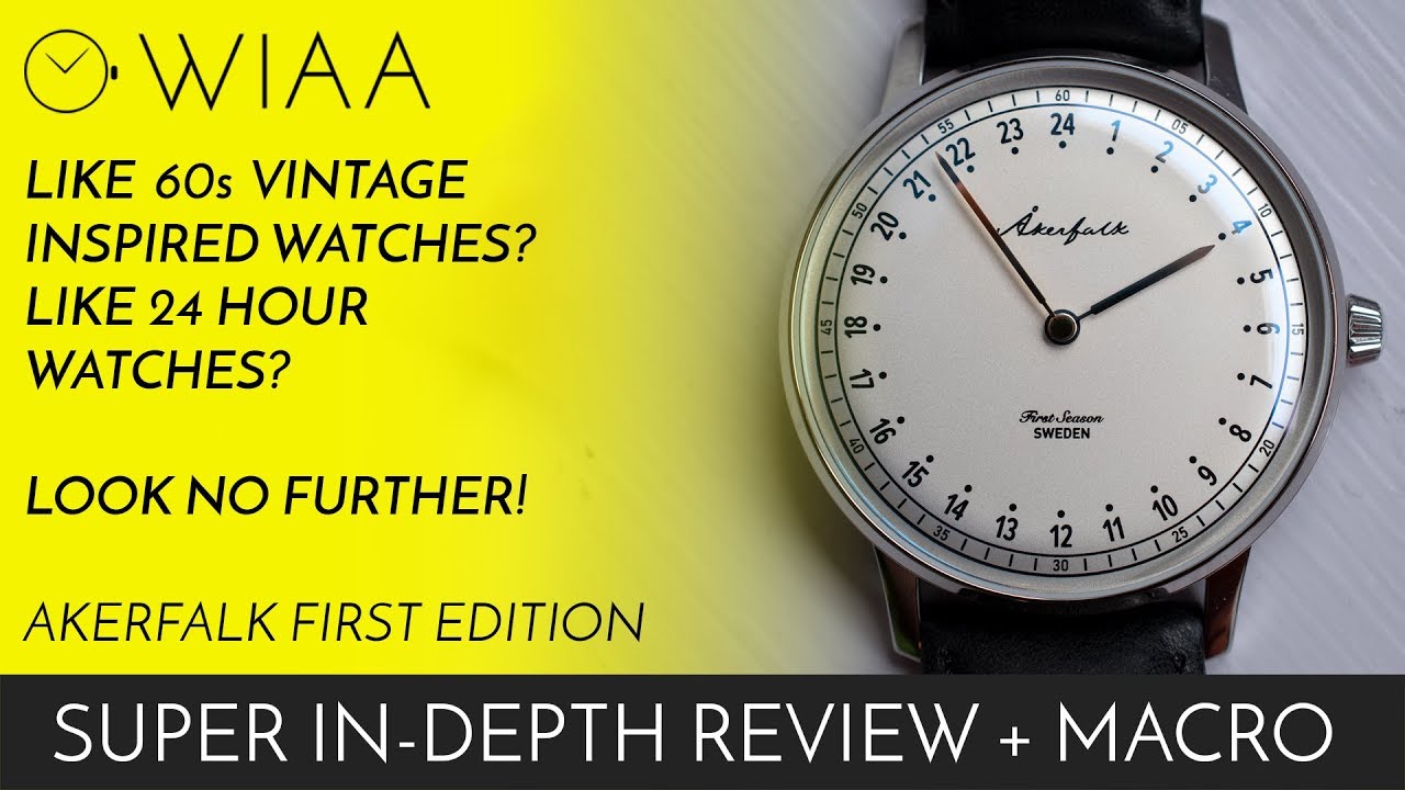 The perfect vintage 24 hour watch! Akerfalk First Season Watch Review