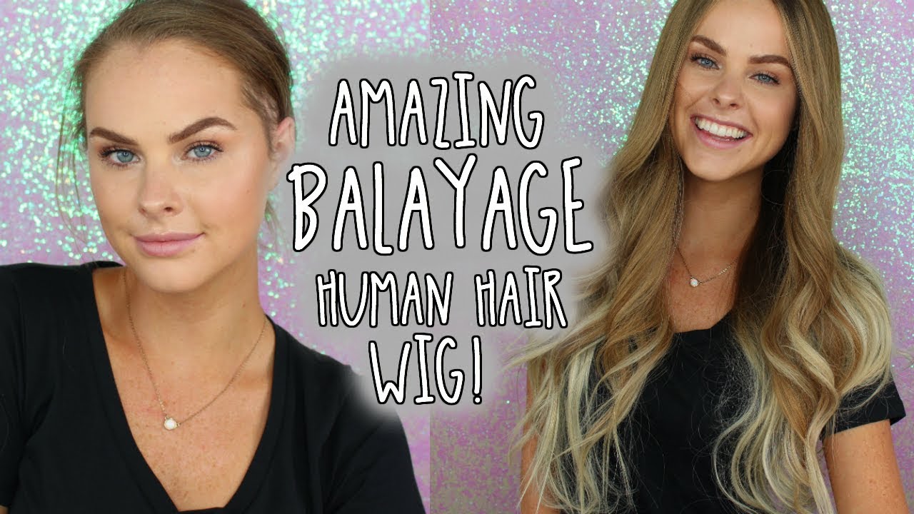 Amazing Balayage Human Hair Wig!!