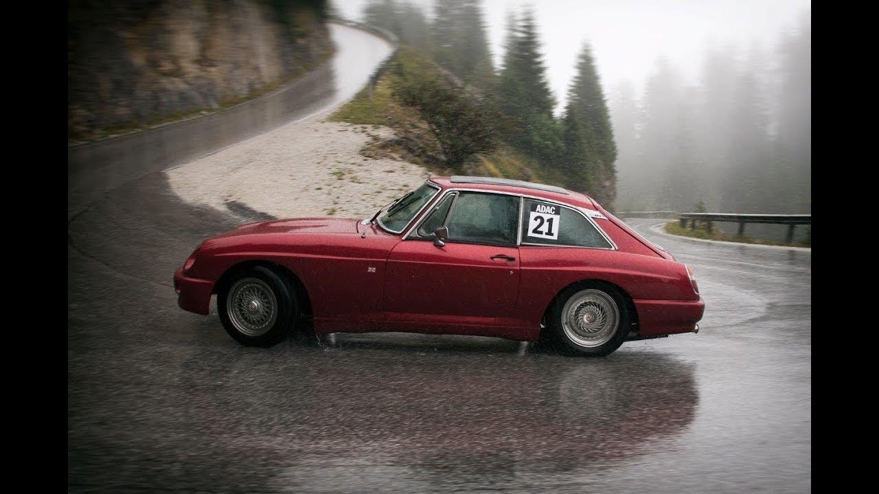 MGB GT V8 at the last Stoderzinken hillclimb 2018