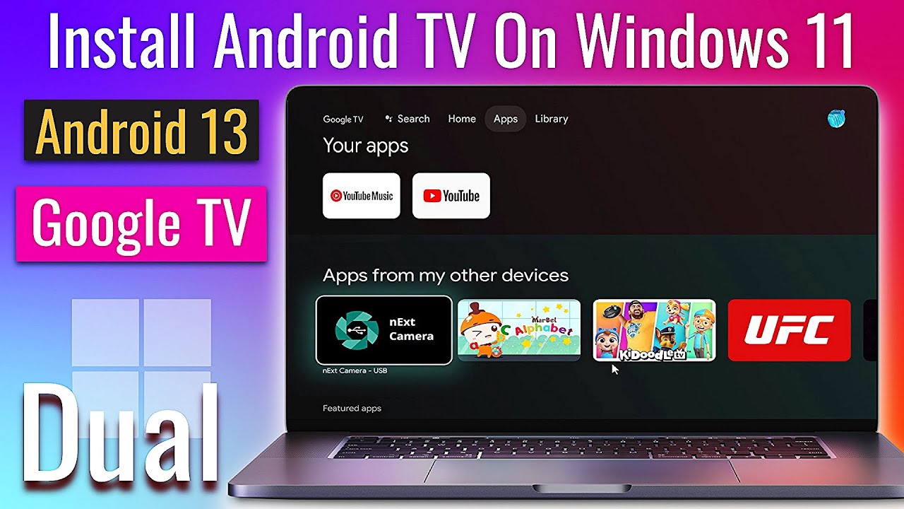 Install Android TV On PC | Google TV - Android 13