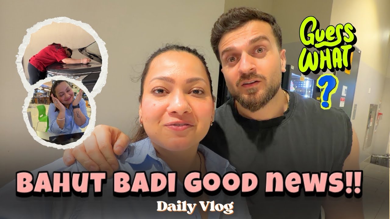 Bahut bdi Good News || Jeevan Singh || Sharun Goyal || Mr & Mrs Rajput || Daily Vlogs