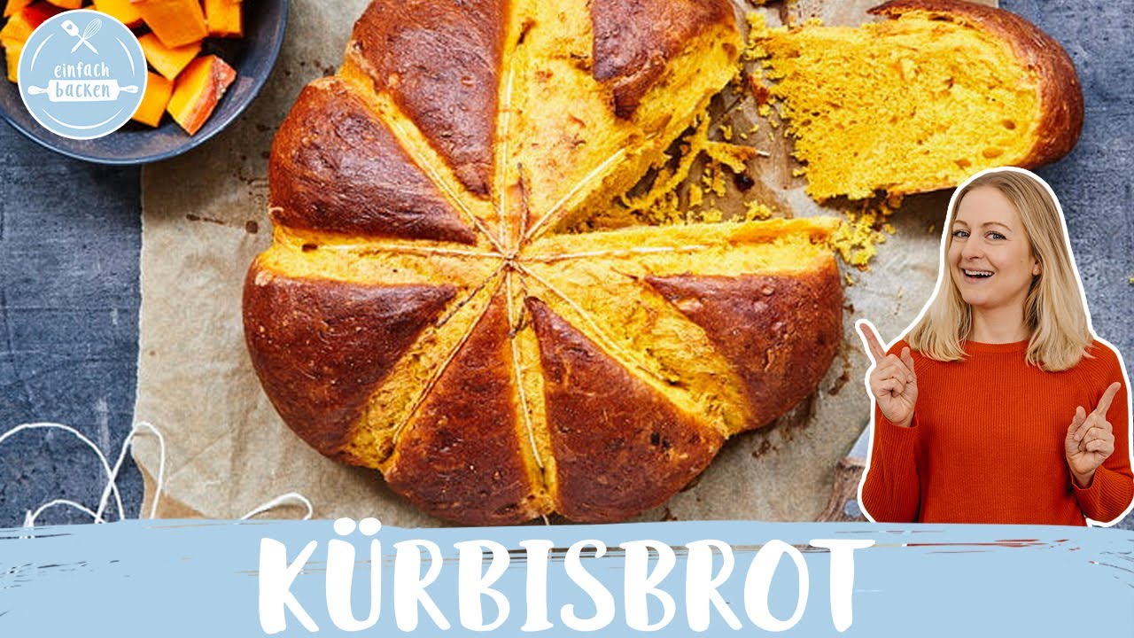 Kürbisbrot 🍞 | Brot mit Hokkaido Kürbis | Einfach Backen