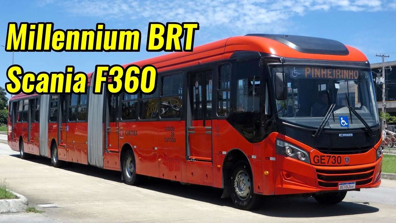 Scania F360 CAIO MIllennium BRT - Cidade Sorriso GE729 ao GE735 - Curitiba URBS