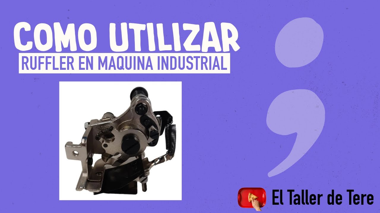 Ruffler maquina industrial