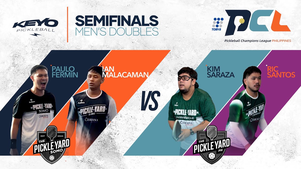 PCL Pickleball Champions League - Men's Doubles Semi-Finals - Pickle-Yard SOMO vs Pickle-Yard PH