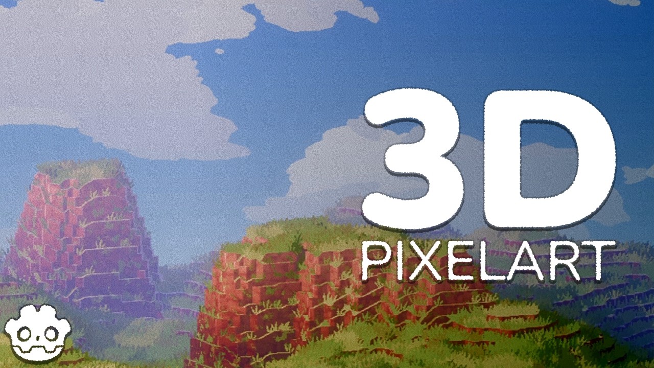 Godot Rendering Studies - 3D Pixelart Landscape