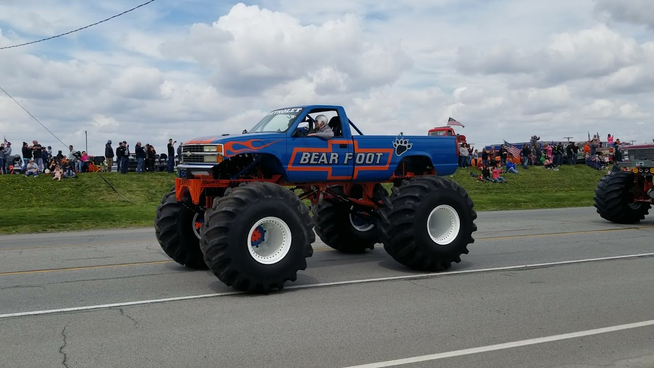 Monster Trucks Invade Butler IN - International Monster Truck Museum.  April 17, 2021