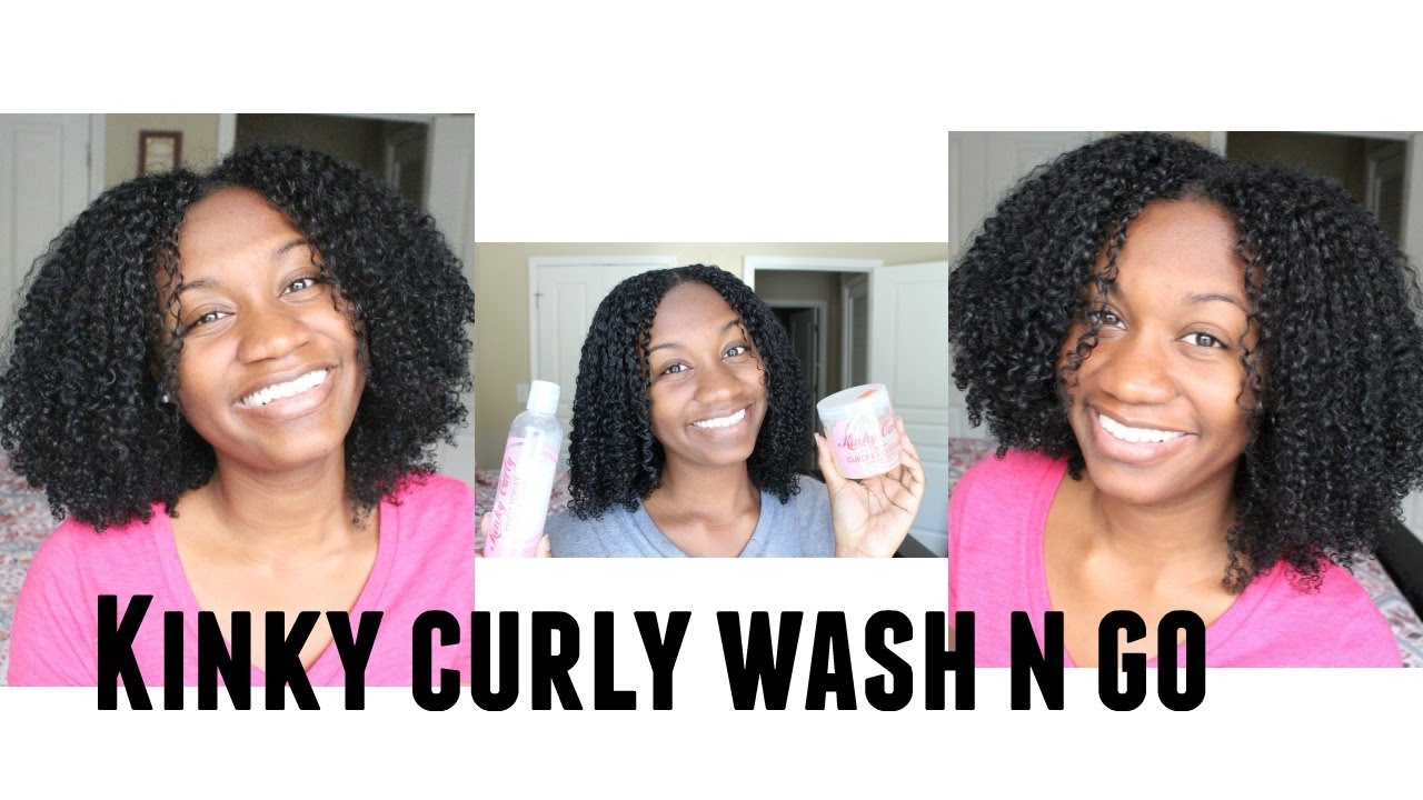 Kinky Curly Wash n Go Demo + Review | EiffelCurls