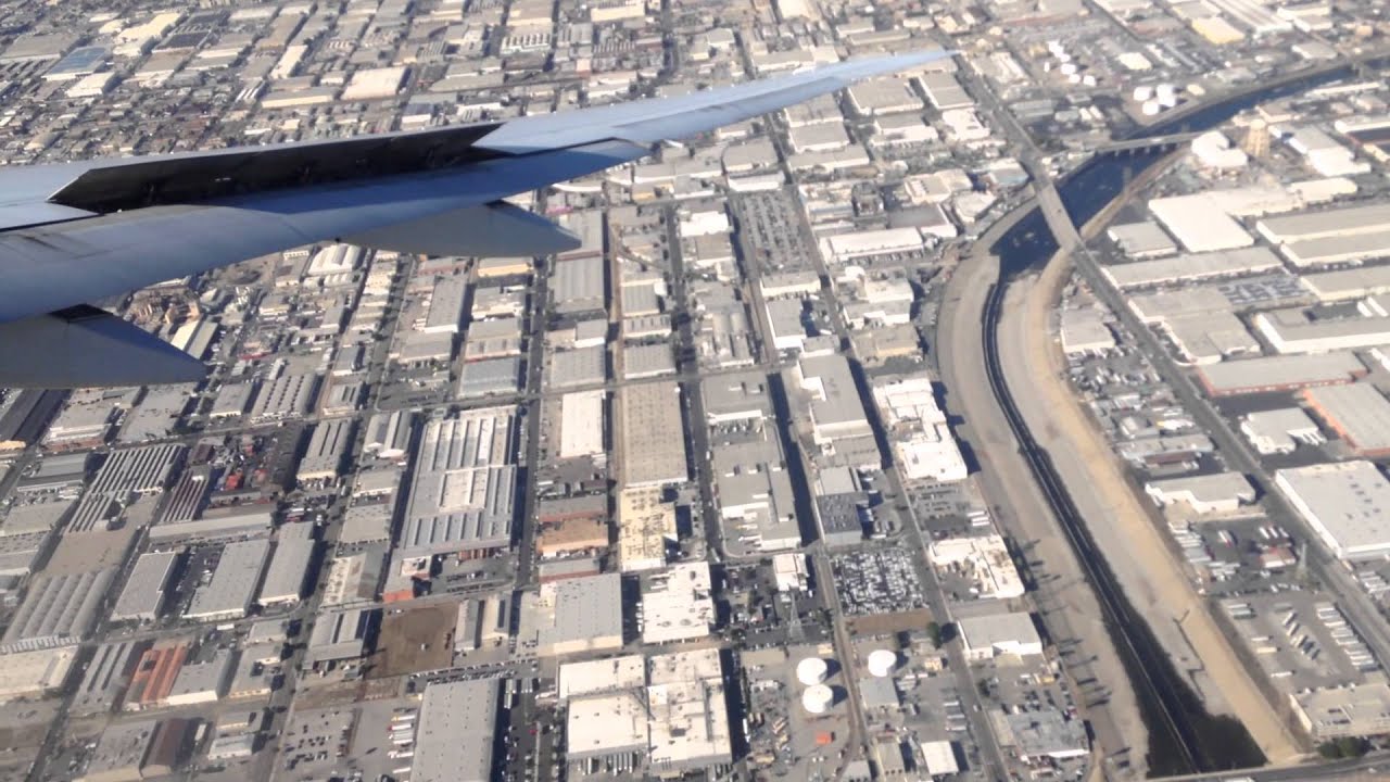 Los Angeles, California - Landing at LAX HD (2015)