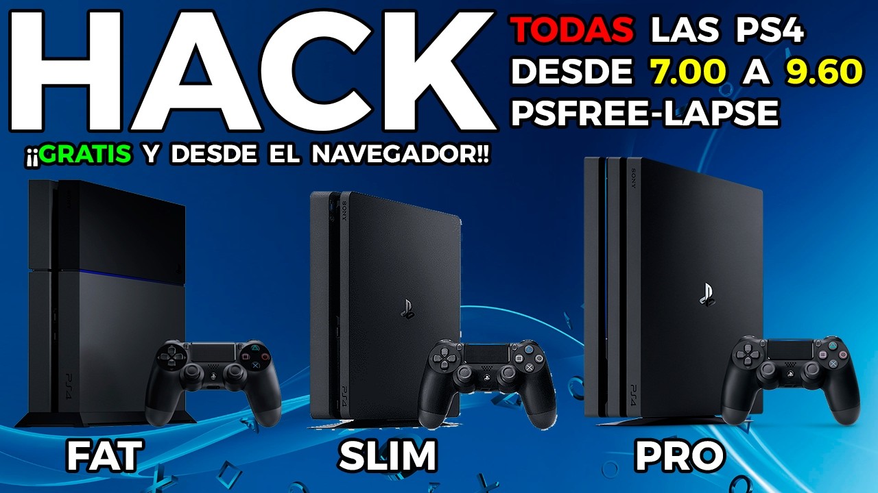 HΔCK PS4 7.00 hasta 9.60 sin USB. EXPLOIT PSFREE-LAPSE. Tutorial FÁCIL y COMPLETO