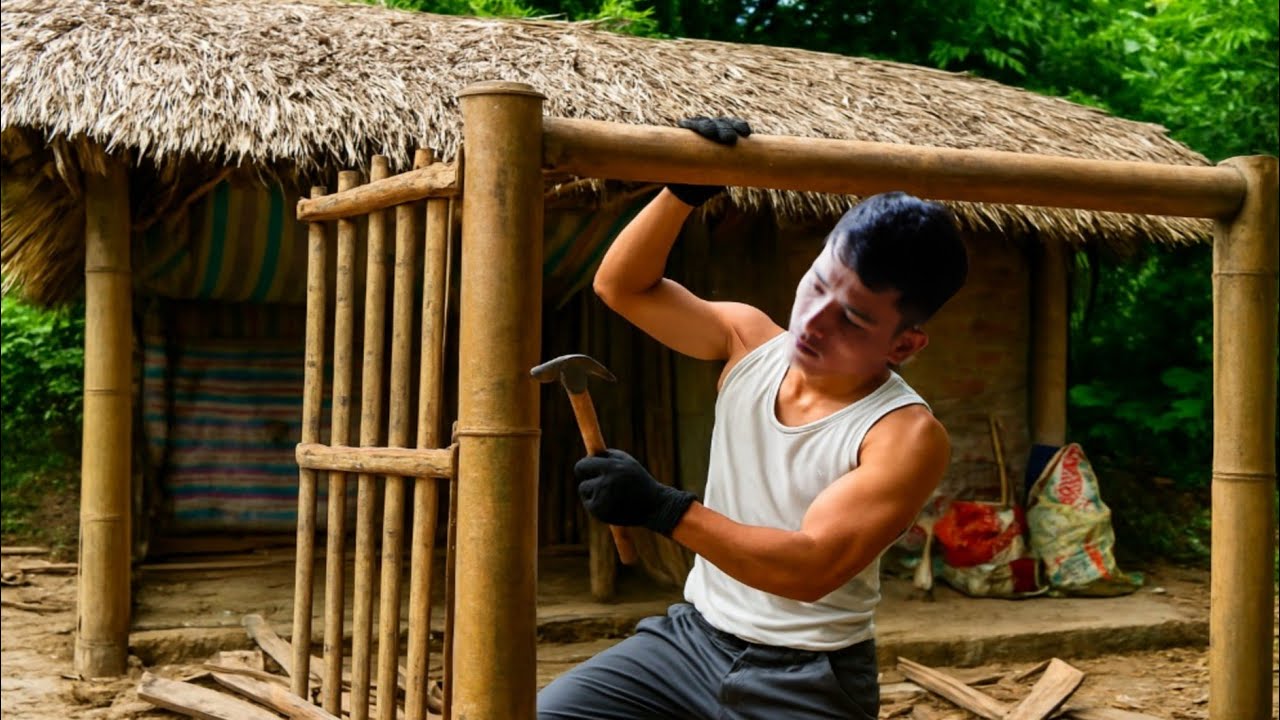 CEO Trieu Phong Demolished the Old House and Harvested Corn for poultry feed.