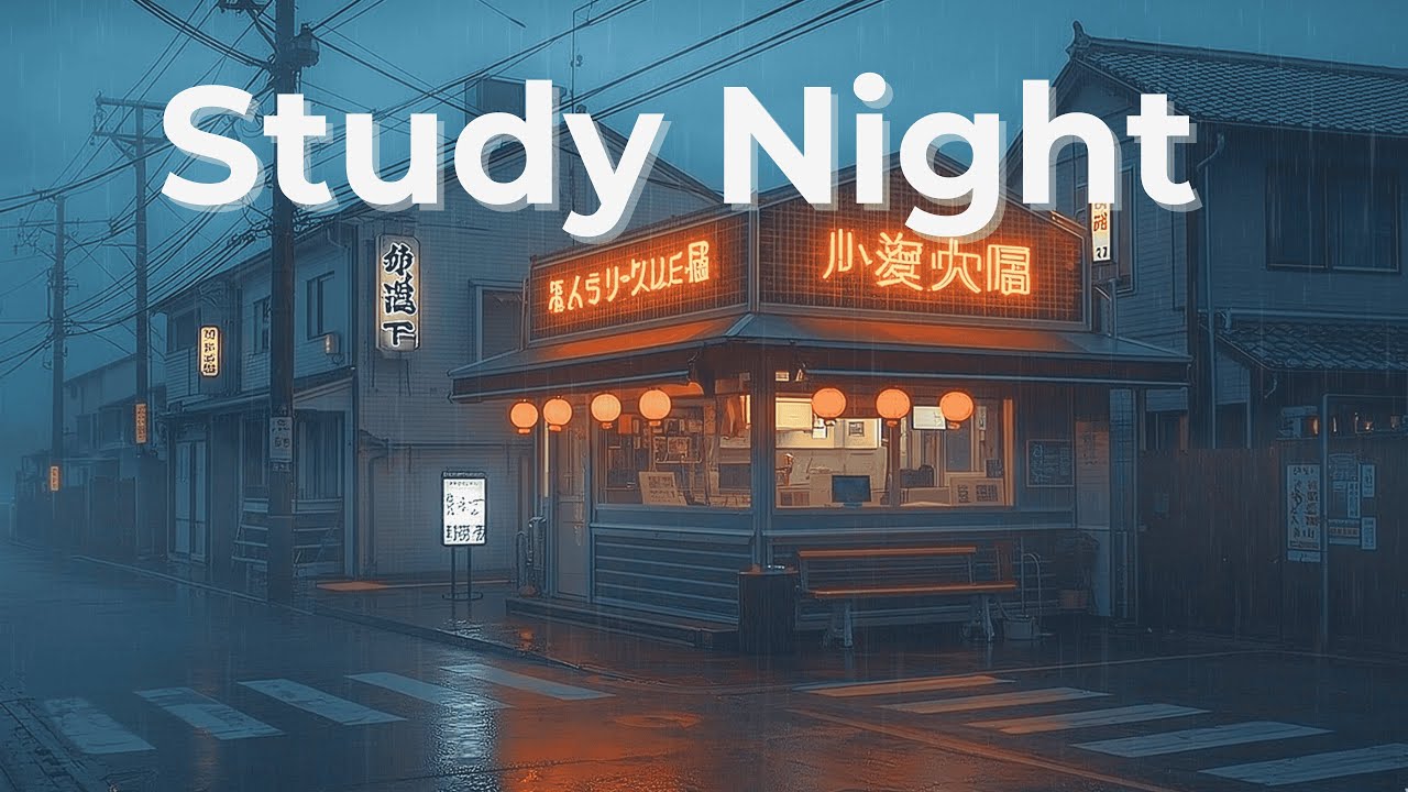 Study Night Lofi 🌙 Calm Beats for Late Night Focus
